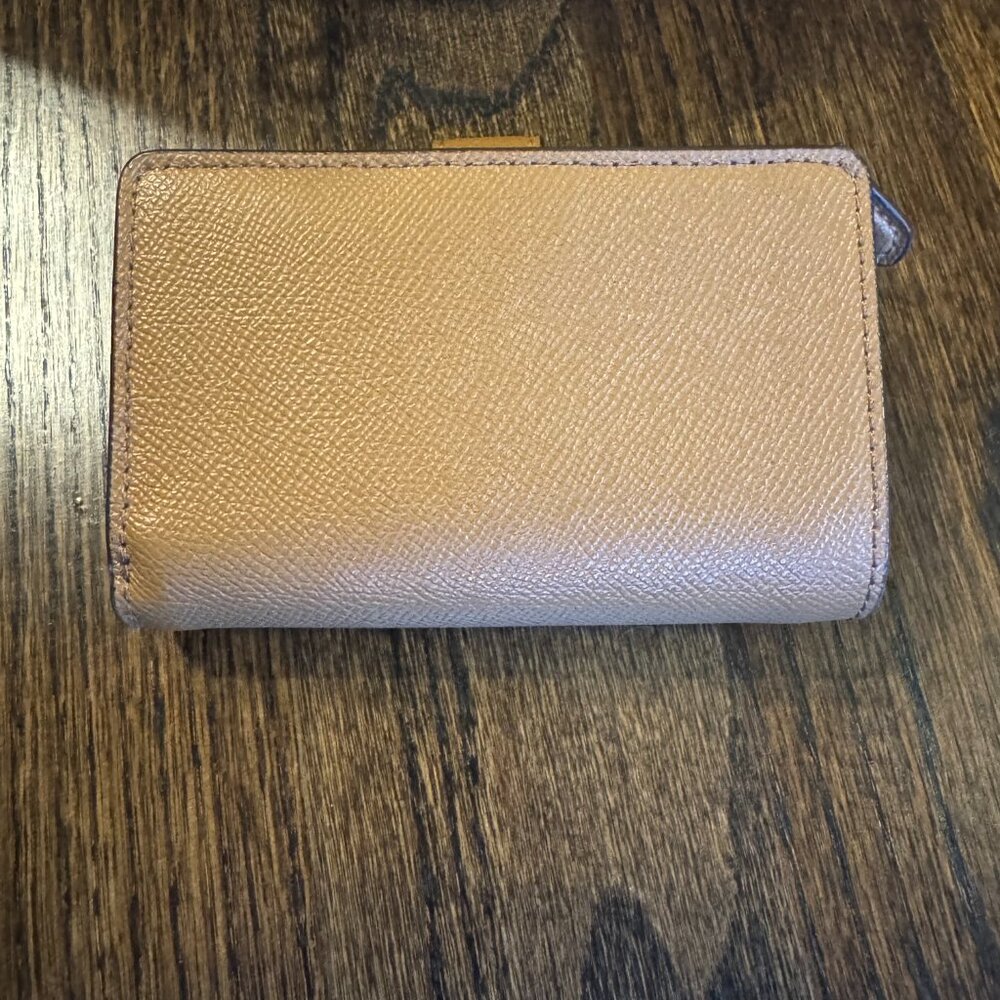 Coach Carriage Camel Leather & Suede Bag + Matching Wallet - Picture 10 of 12